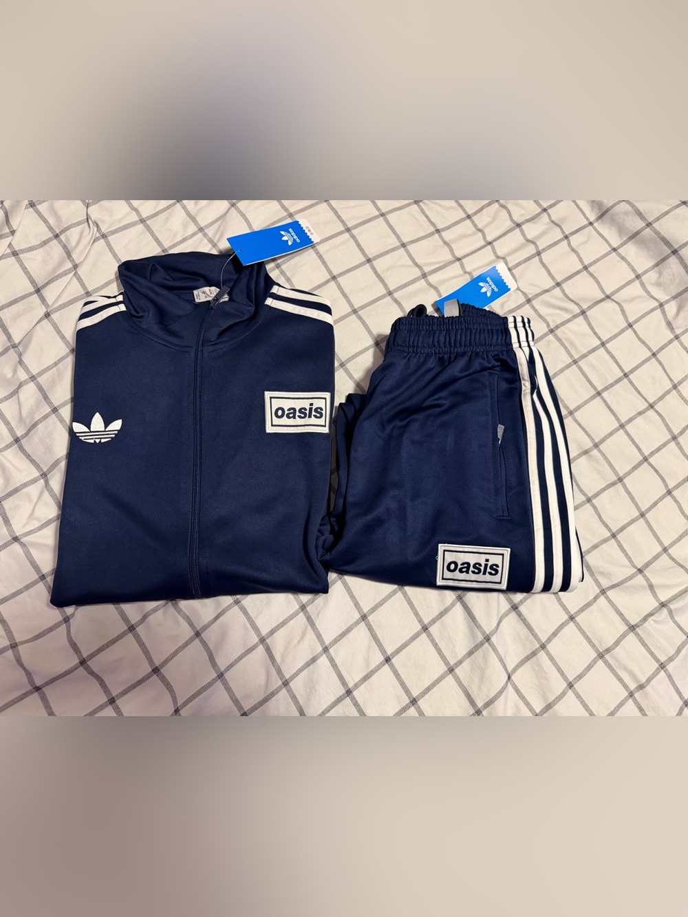 Adidas x Oasis  Navy Track Jacket & Pants Set